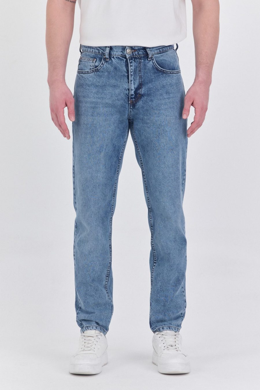 Rafaelli Erkek Açık Mavi Regular Fit Jean Pantolon