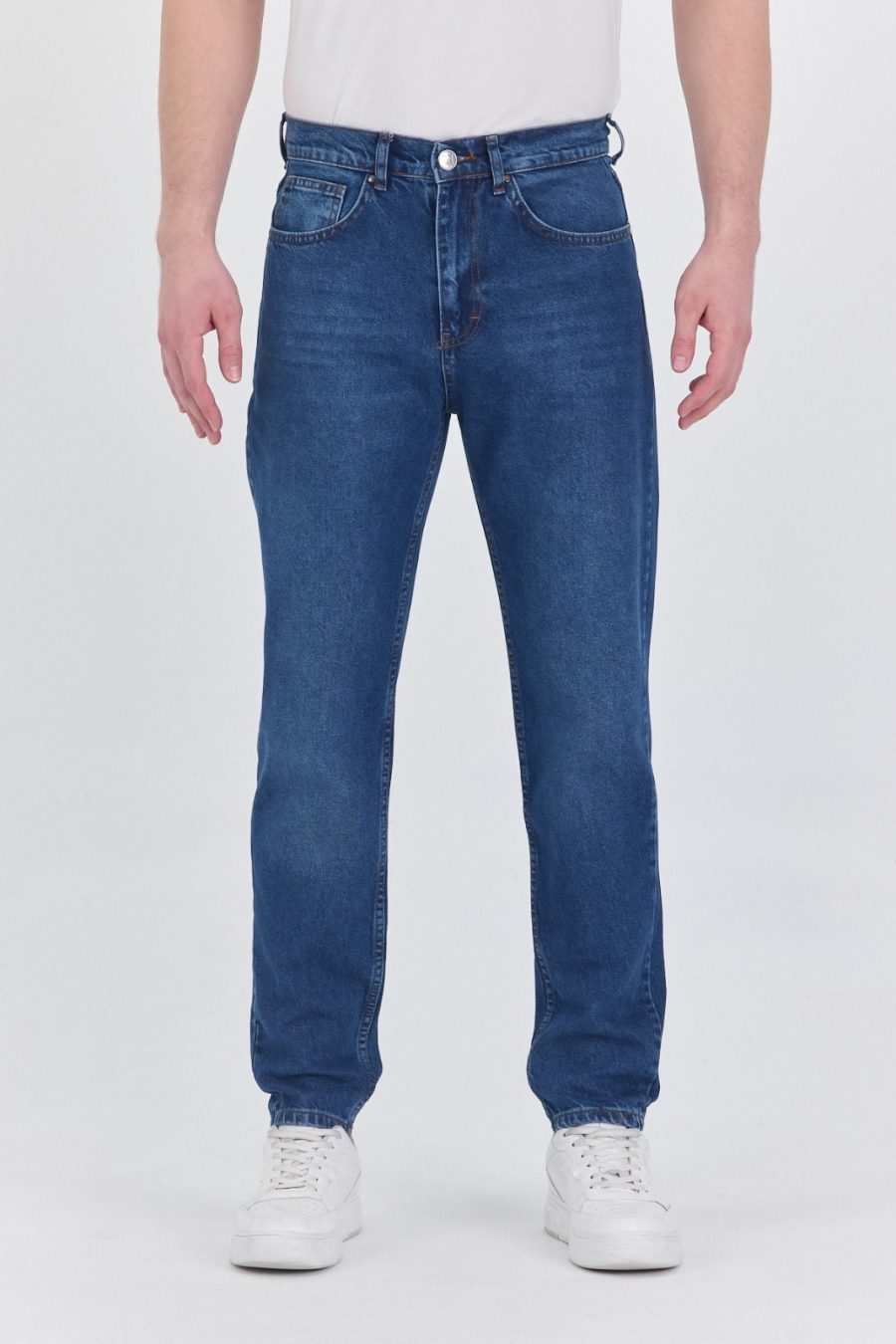 Rafaelli Erkek Koyu Mavi Regular Fit Jean Pantolon